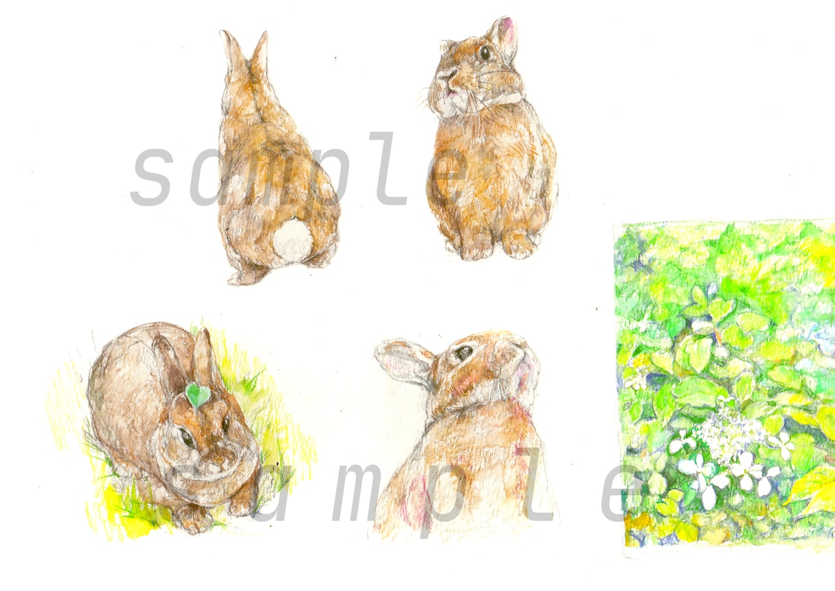 汎用性のある水彩風挿絵、カットイラスト制作します プレゼン資料、web,広告等、汎用性の高い挿絵イラスト イメージ5