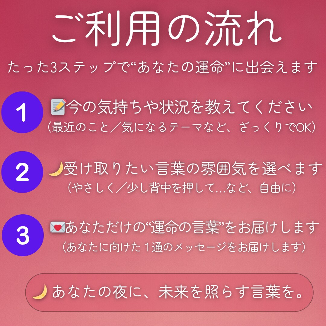 ChatGPTであなたの運命を占います AIが言葉にする、あなたの運命 イメージ3