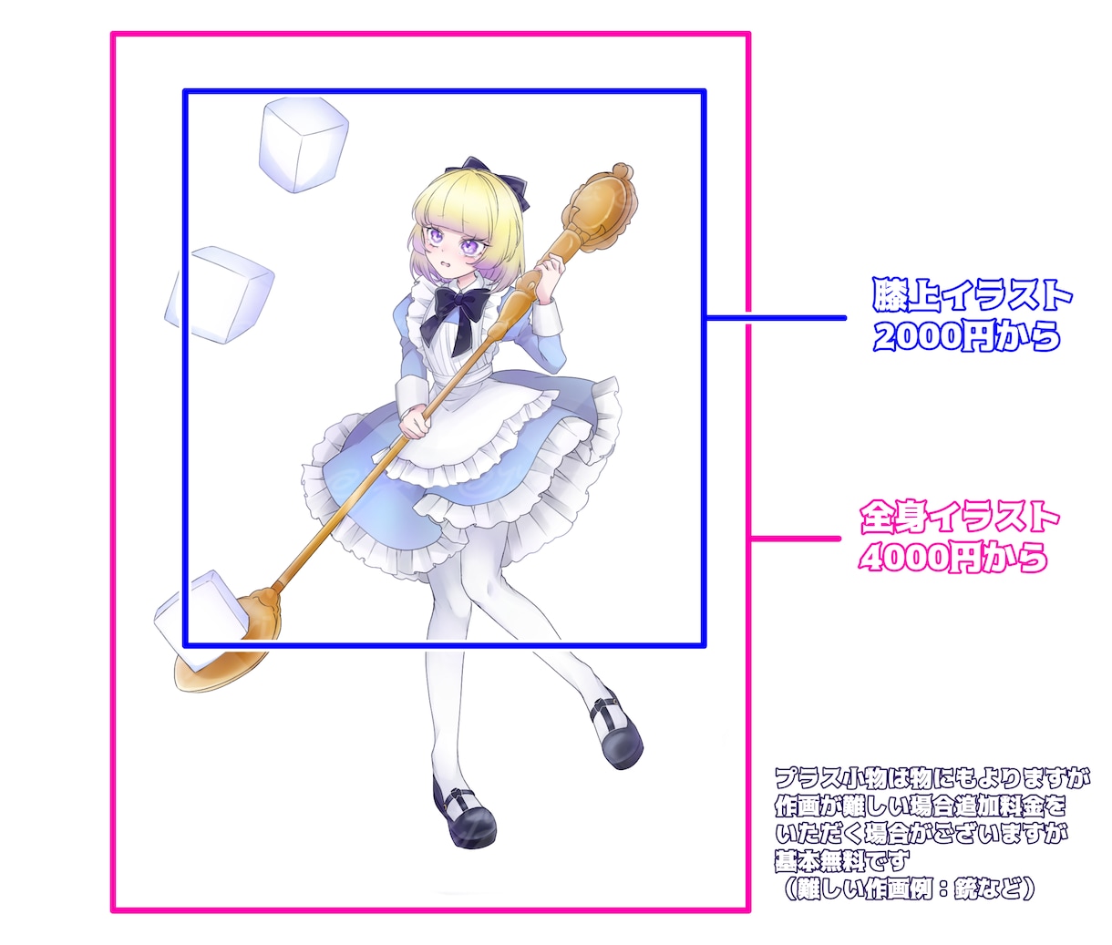 ふわふわで可愛いキャラクターのイラスト描きます キャラ紹介シートやアイコン、自作グッズ等にどうぞ！ イメージ3
