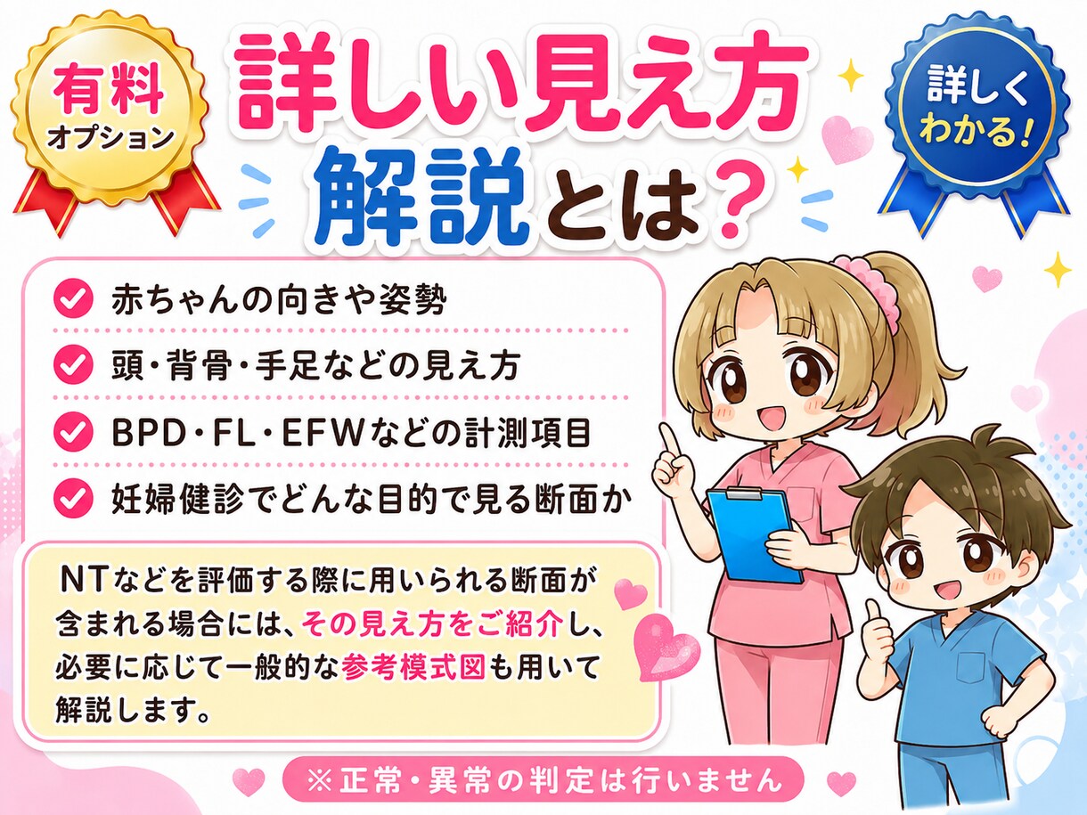 お急ぎの方！納期指定で性別予測、エコー解説をします 性別予測、エコー解説について納品日ご指定のある方はこちら！ イメージ5