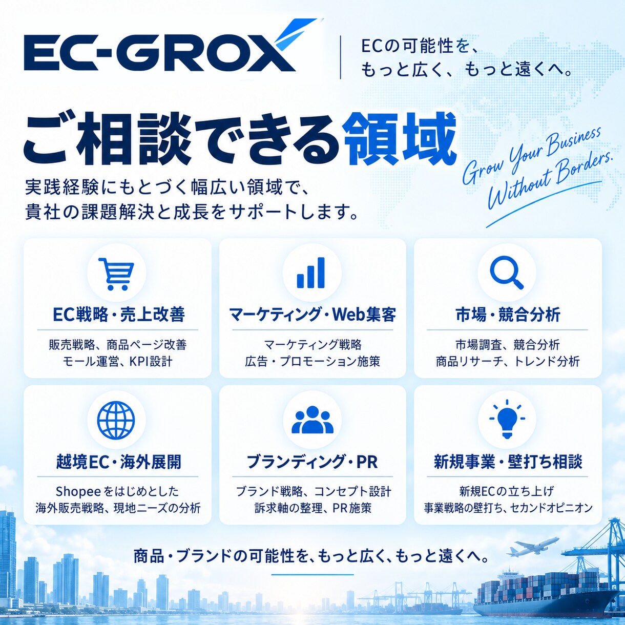 EC・マーケティングの課題を整理し戦略を提案します 国内・越境ECの実務経験をもとに成長戦略を提案します イメージ3