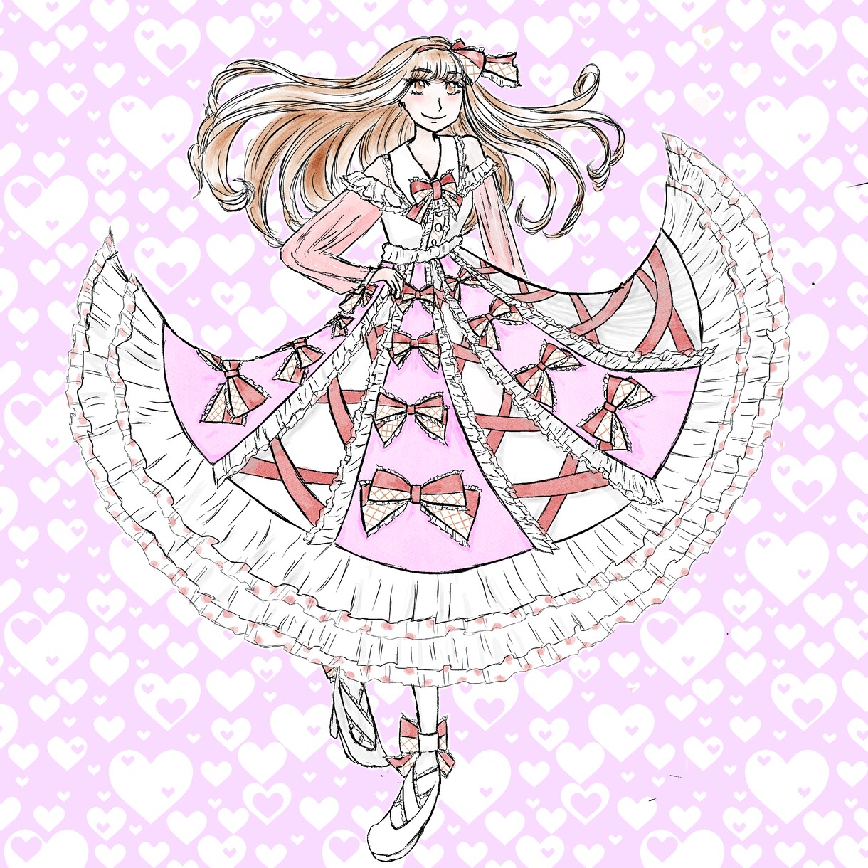 ロリータイラストが描けます 甘ロリやクラロリのアップor全身イラストが描けます イメージ2