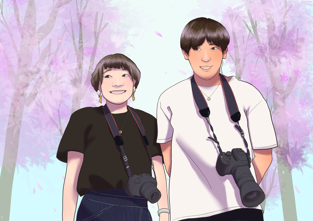 似顔絵アイコンを制作します 仕事用や、誇張した似顔絵が苦手な方に向いています。 イメージ2