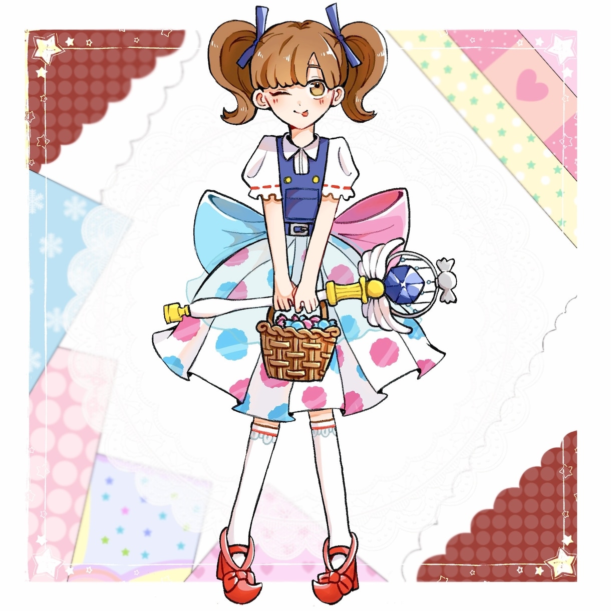 気分が明るくなるような、可愛いミニキャラを描きます パッと目を引く、カラフルかイラストと笑顔が得意です！ イメージ6