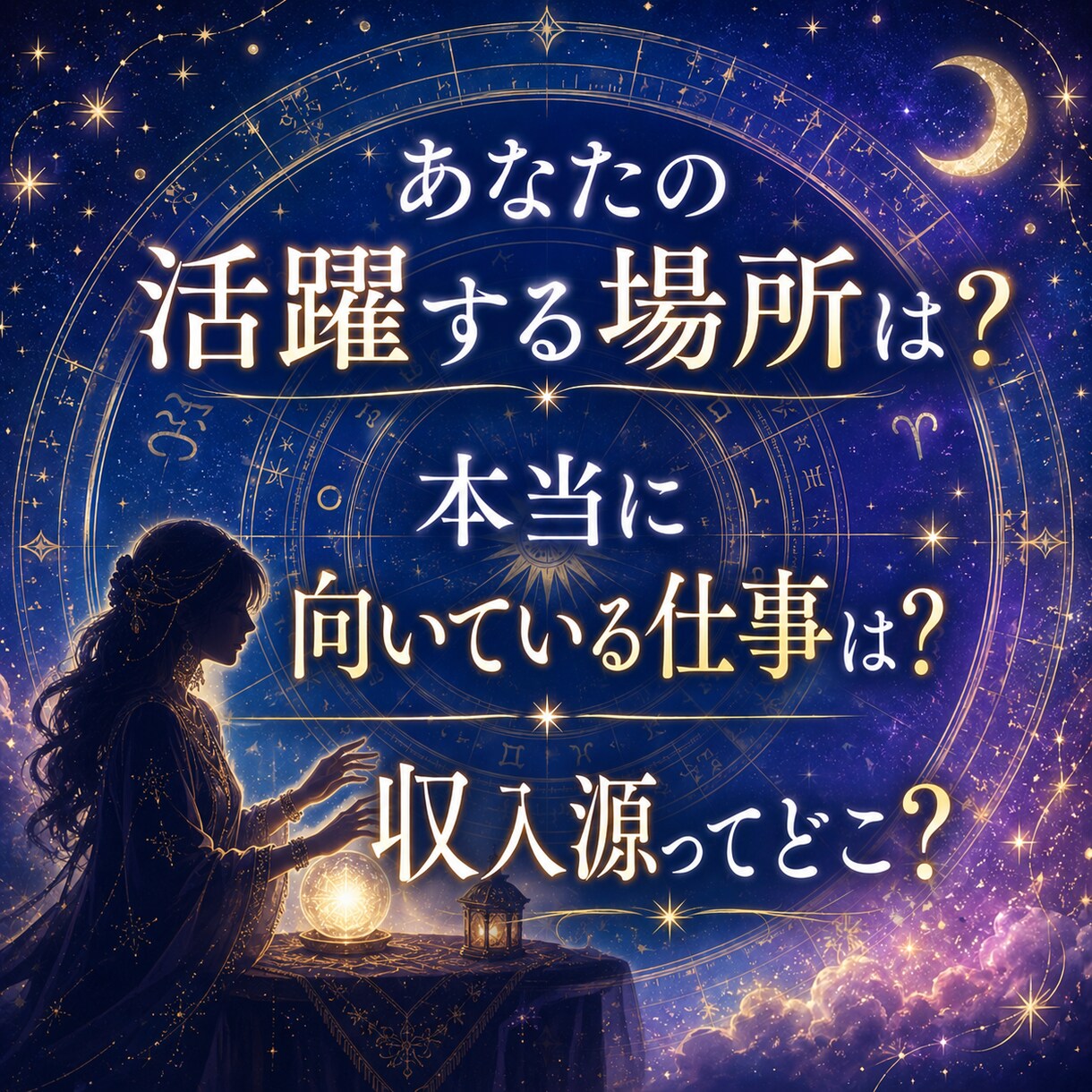 あなたの収入のヒントや才能等鑑定します 人生が豊かになるヒントをお届けします イメージ1