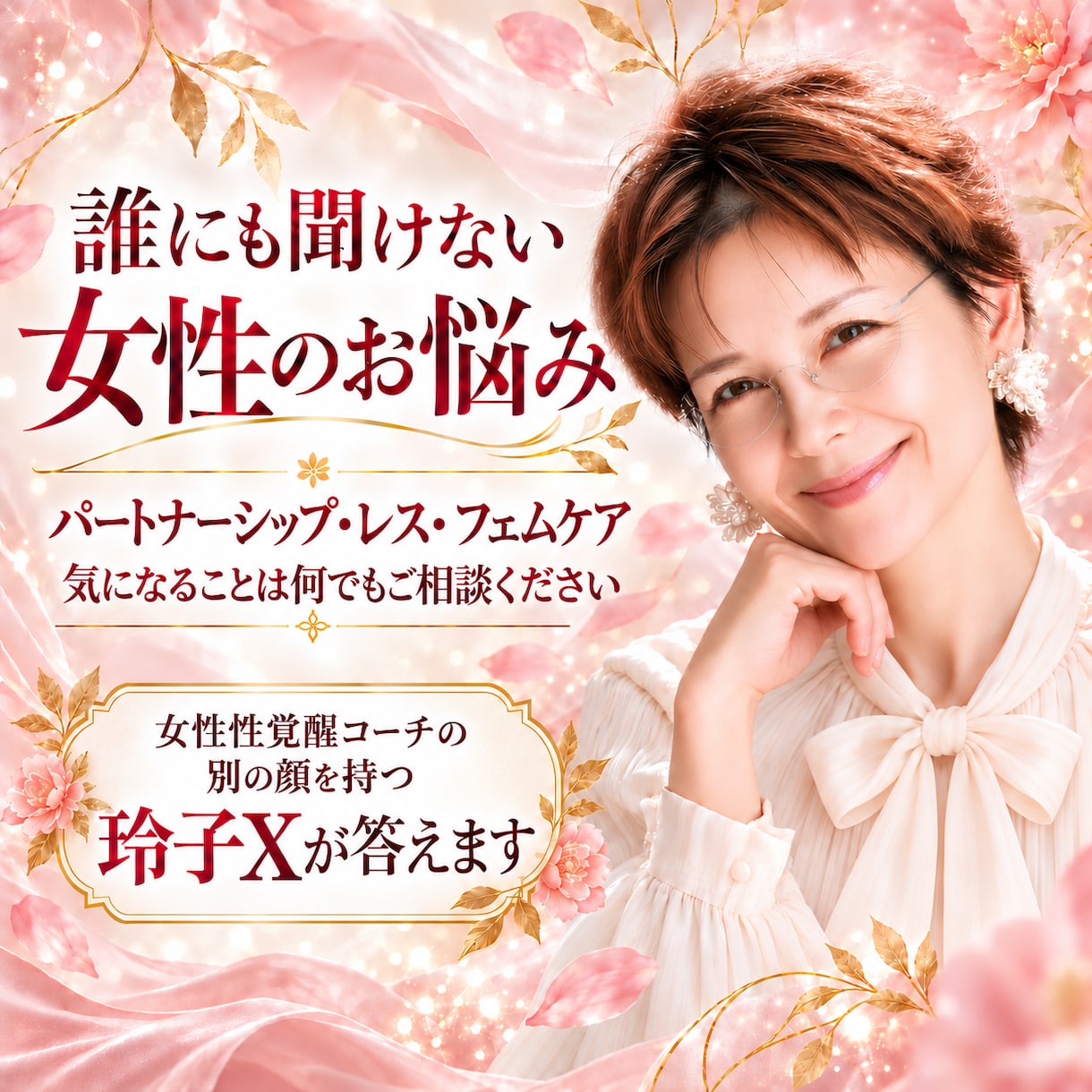女性専用★人に聞けないデリケートなお悩み伺います 脱毛/膣ケア/お股のケア /パートナー問題/レス等お気軽に！ イメージ1