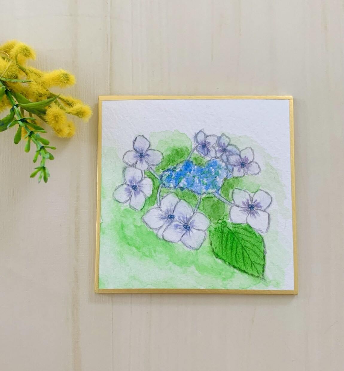 ワンコインでミニ色紙にイラストを描きます 1枚500円から★インテリアやギフトにもおすすめ！ イメージ6