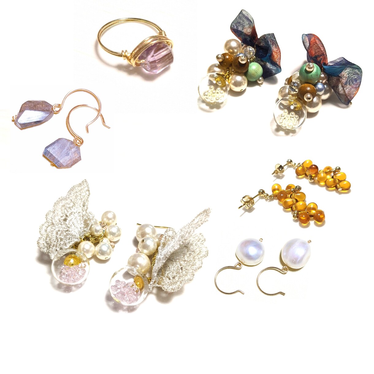 VC！ハンドメイドアクセサリーの作り方を教えます 完成品は依頼主様に配送できます！ イメージ1