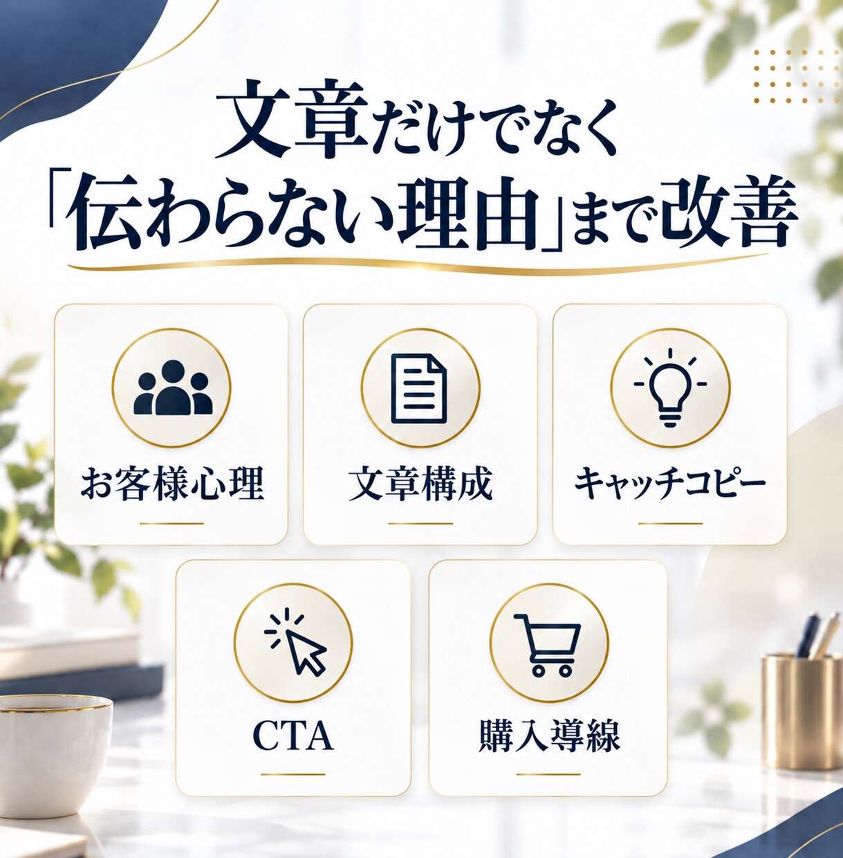 LPやWebページの文章をプロが診断＆添削します プロ視点で「買わない理由」を改善！購入率を高める文章へ添削 イメージ3