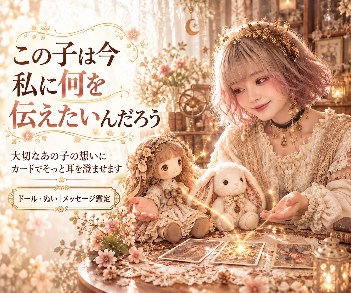ドール・ぬいに宿る子の気持ちを届けます 大切なあの子が、今あなたへ伝えたい想いを読み解きます イメージ1