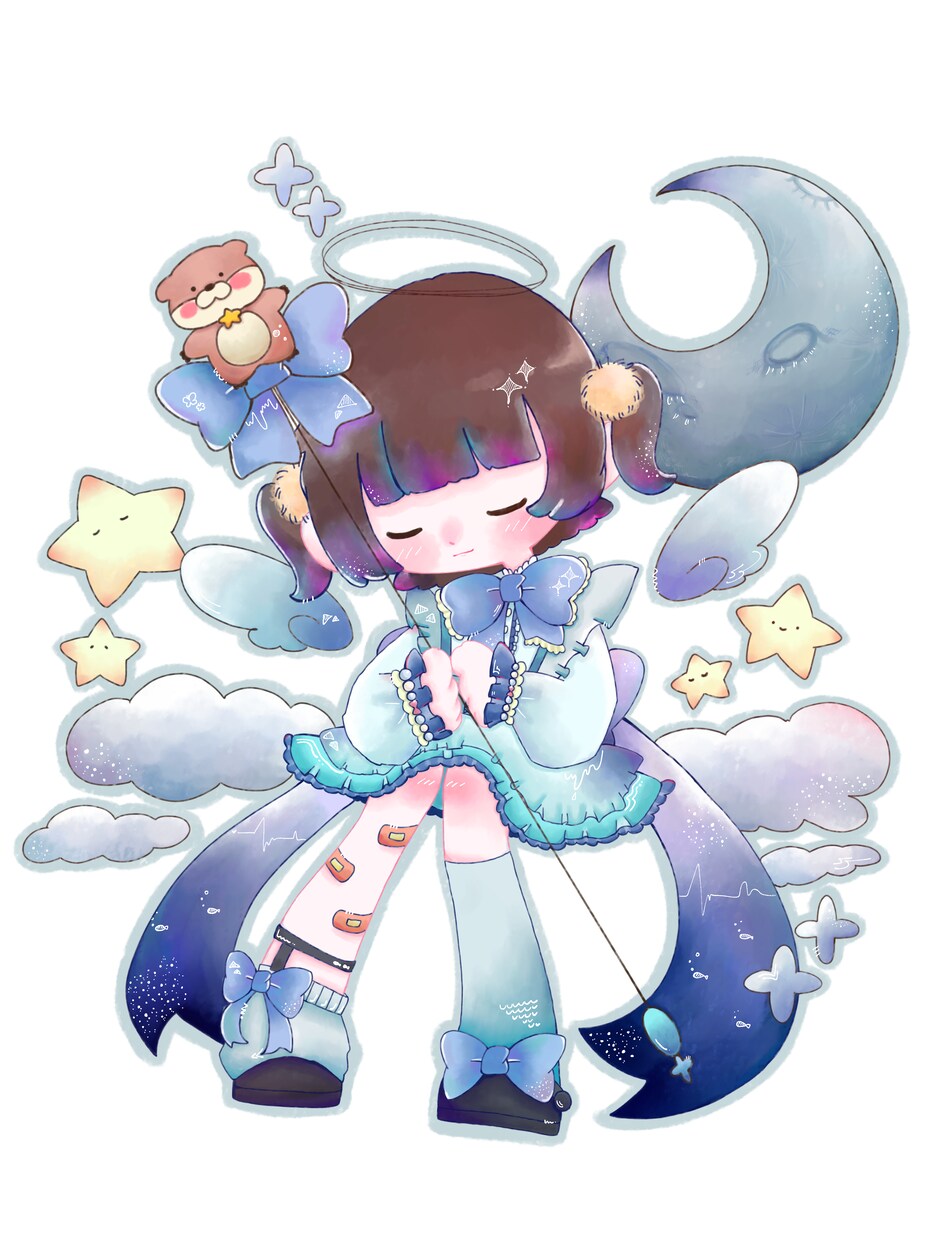かわいめ雰囲気の等身イラストをお描きします 現在最短翌日に納品が可能です！ イメージ1