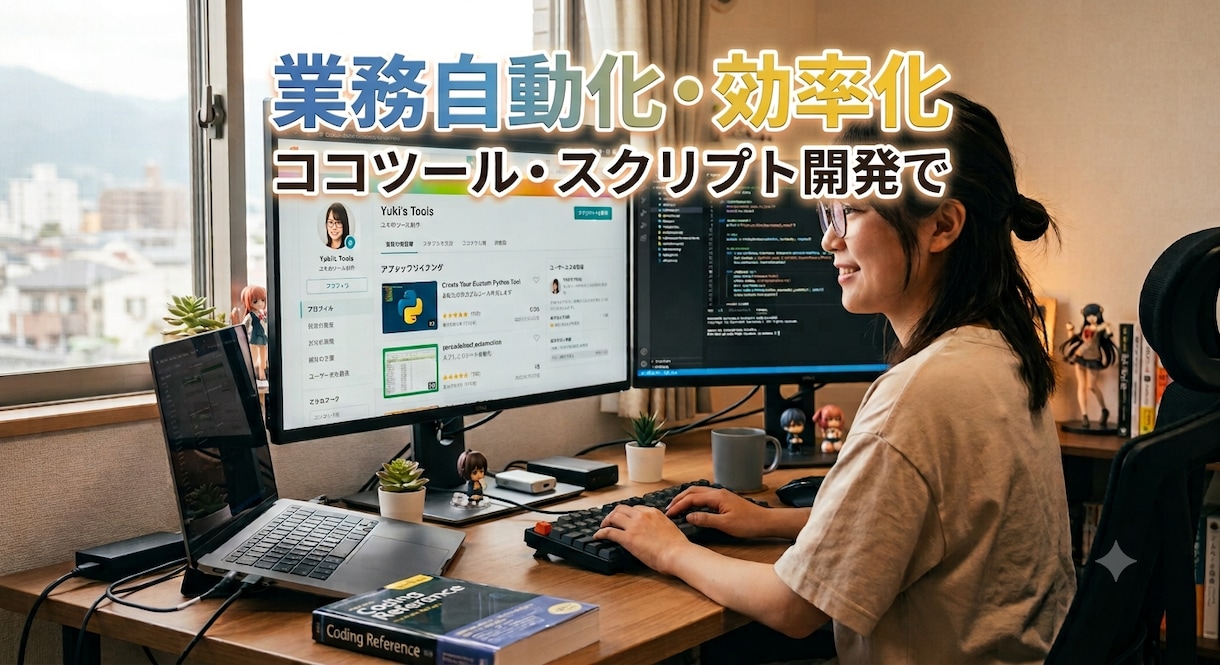 ざっくり相談OK！実務の自動化ツールを作ります 専門知識は不要！「こんなツールが欲しい」を形に仕上げます イメージ1
