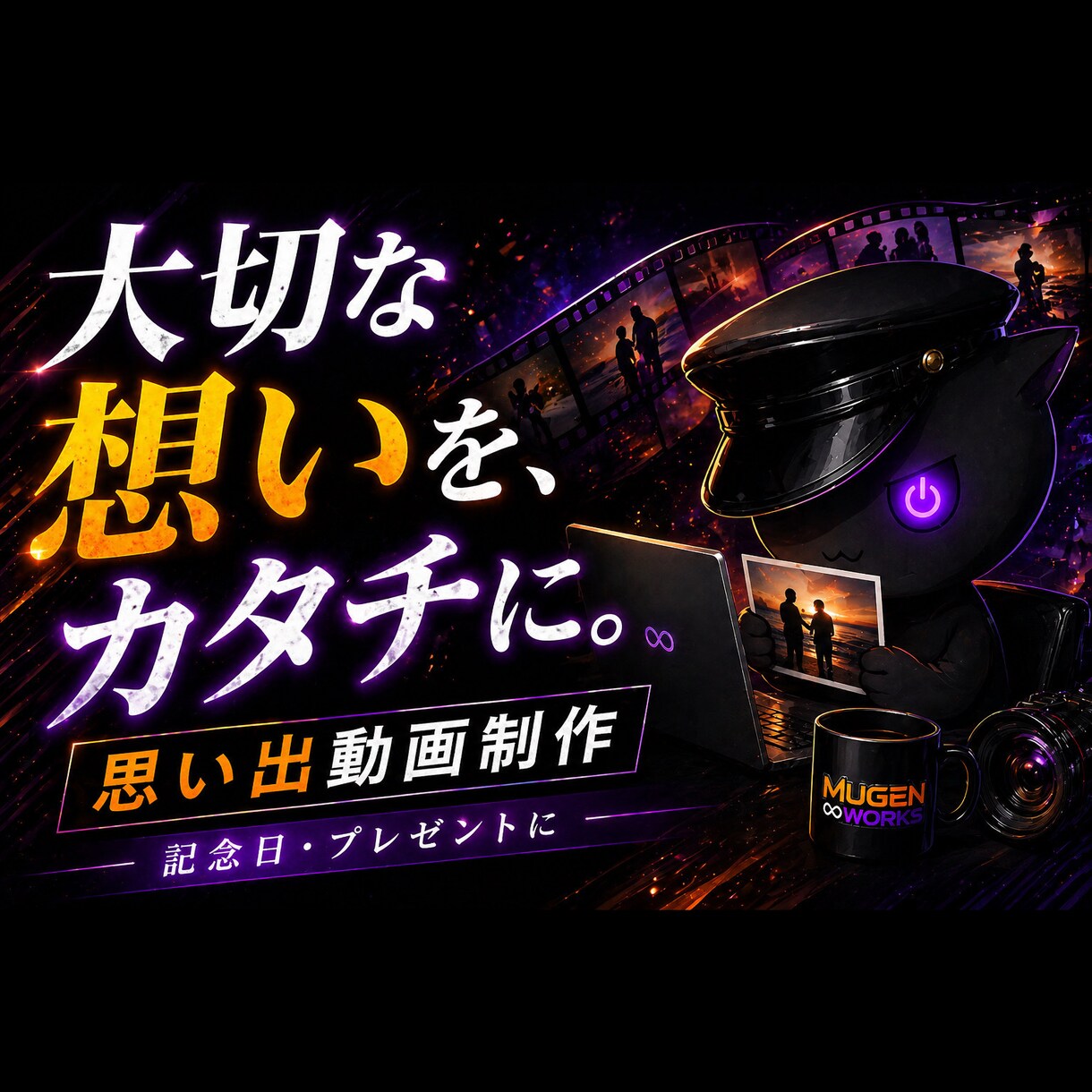 フォトムービーの制作を致します 誕生日、記念日、プレゼント、日常の記録、大切な想いを映像に！ イメージ1