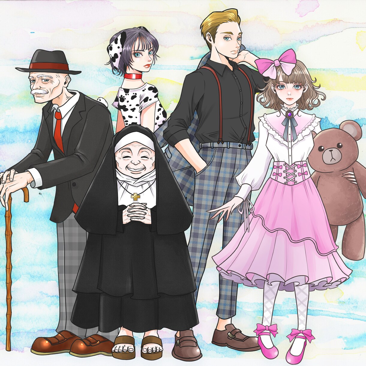 立ち絵•1枚絵•ミニキャラお描きます 大人っぽくてセクシーで落ち着いた雰囲気の絵が得意です イメージ7