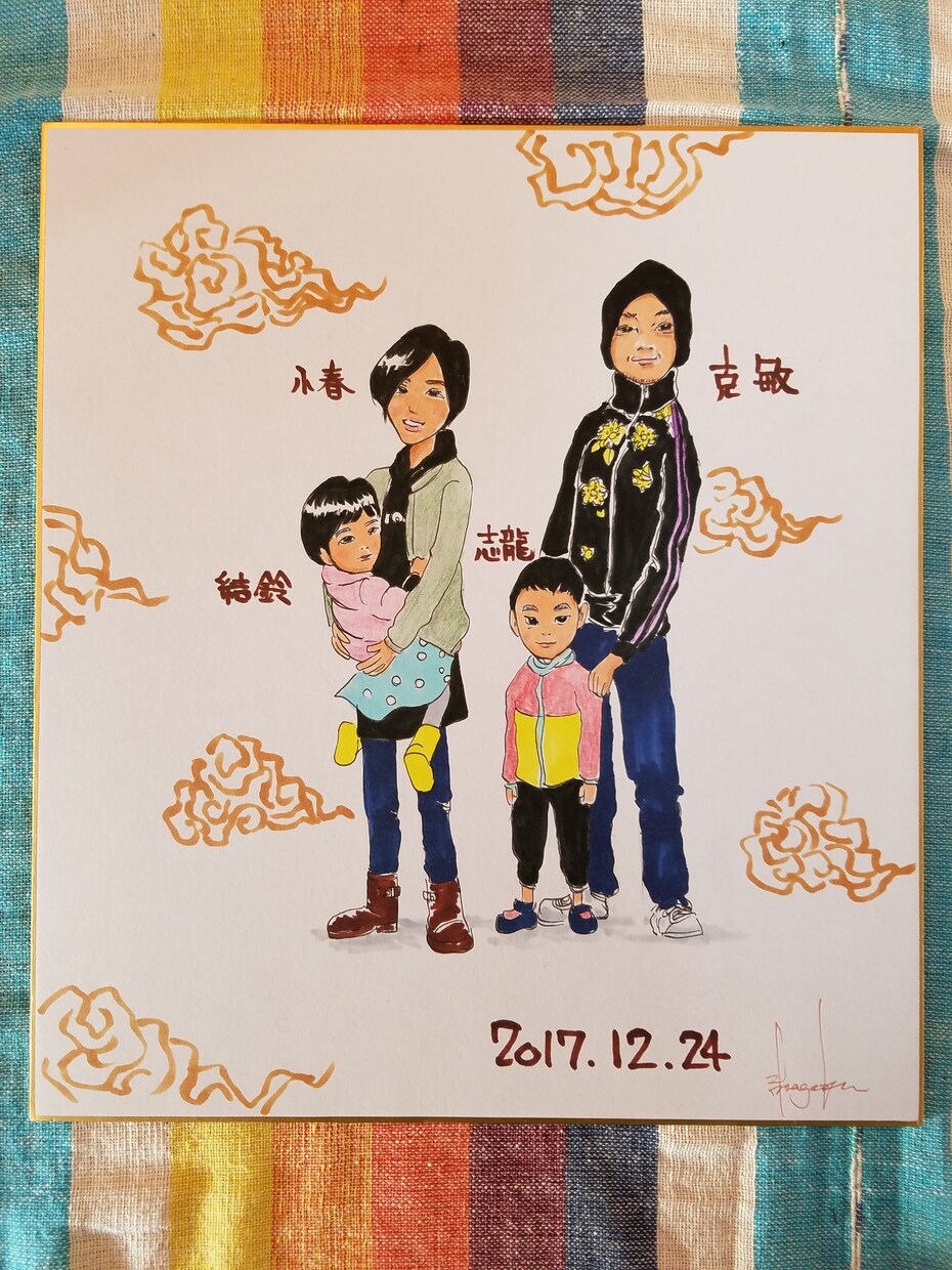 お部屋を彩る似顔絵を提供します シンプルだけど飾りたくなるインテリアのように！ イメージ2
