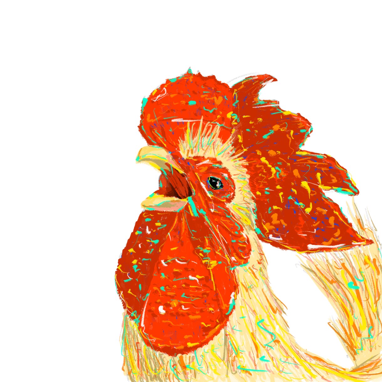 ペットのカラフルな似顔絵アートを作成します 愛するペットの絵をお家に飾りたい方へ イメージ8