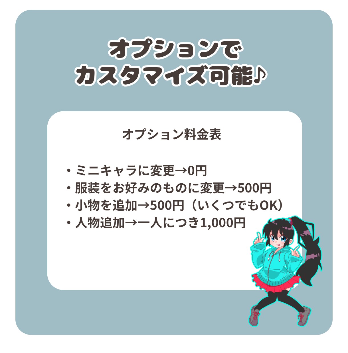 写真をアニメ風に！あなたを可愛く描きます あなたの顔が、アニメ風に劇的変身！ イメージ5