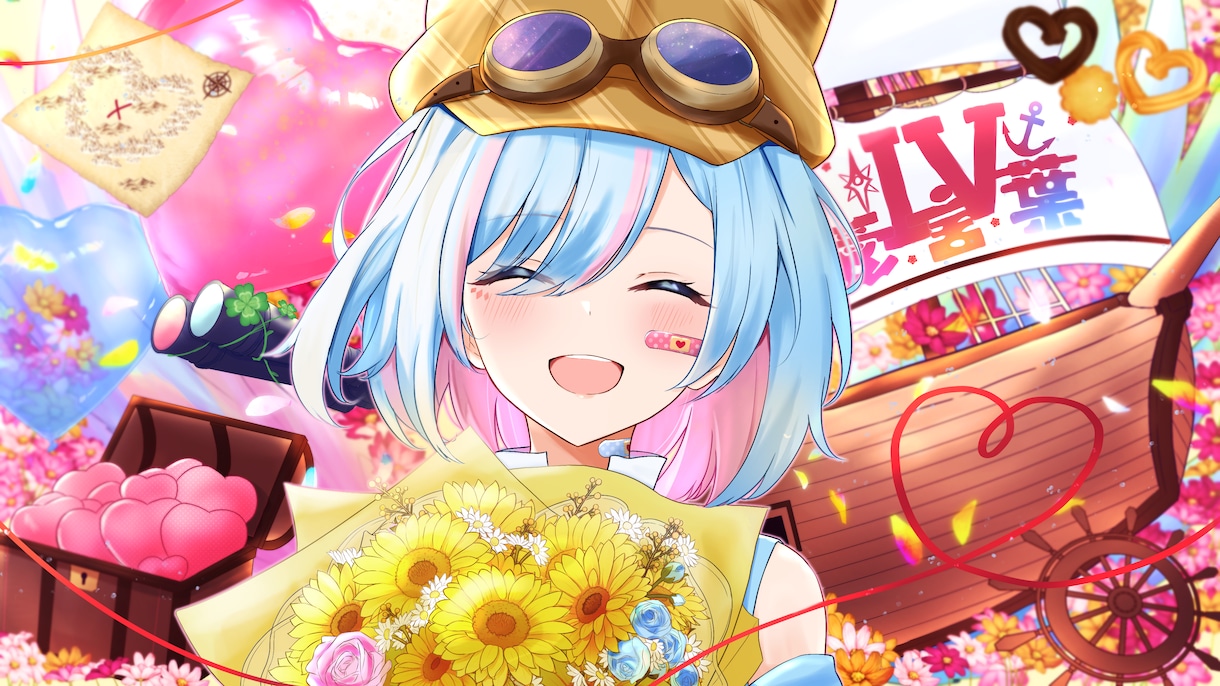歌ってみた・ボカロMV用イラスト制作します 表情差分2種まで追加料金不要！オリジナルデザインも可能！ イメージ7