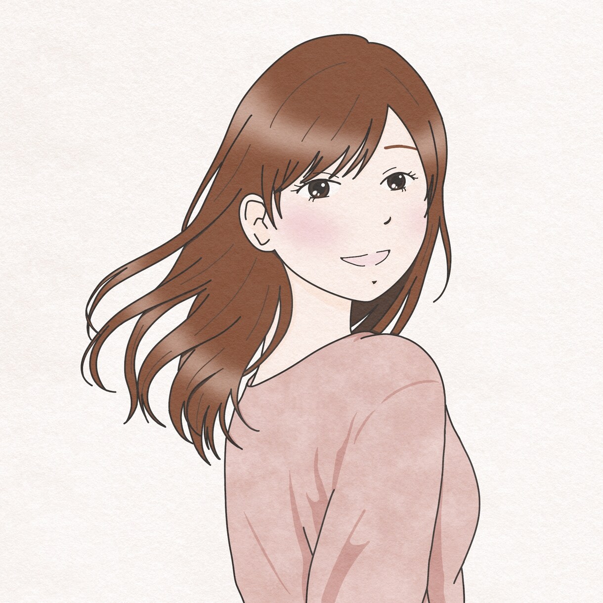 商用利用◎ゆるくてかわいい似顔絵イラストを描きます 【2名様限定価格】インスタ、XなどのSNSアイコンにおすすめ イメージ3