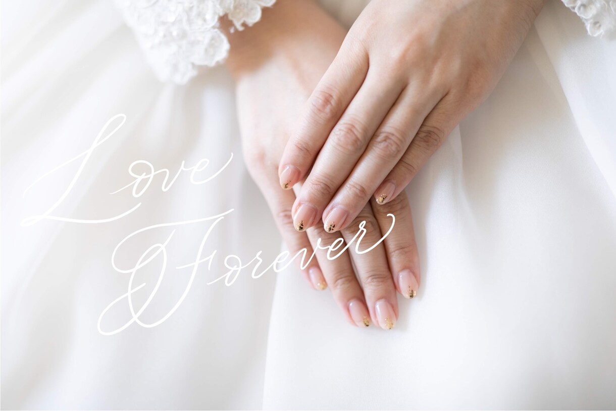 お好きな言葉を写真に書きます ♡結婚式など♡モダンカリグラフィーで写真に文字を書きます♡ イメージ2