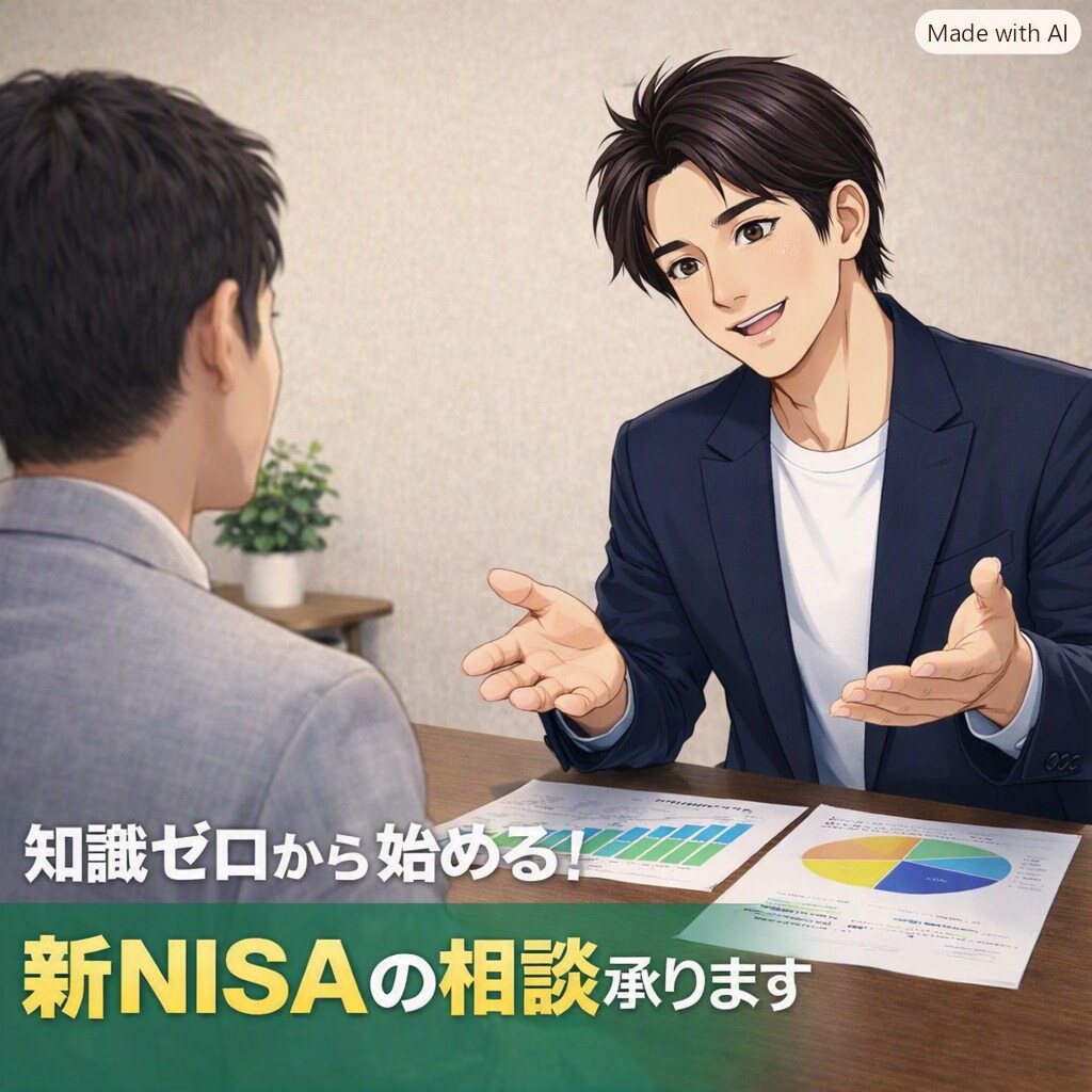 知識ゼロから始める！☘️新NISAの相談承ります 初心者のための負けない始め方✨お金のプロ（FP）個別面談 イメージ1