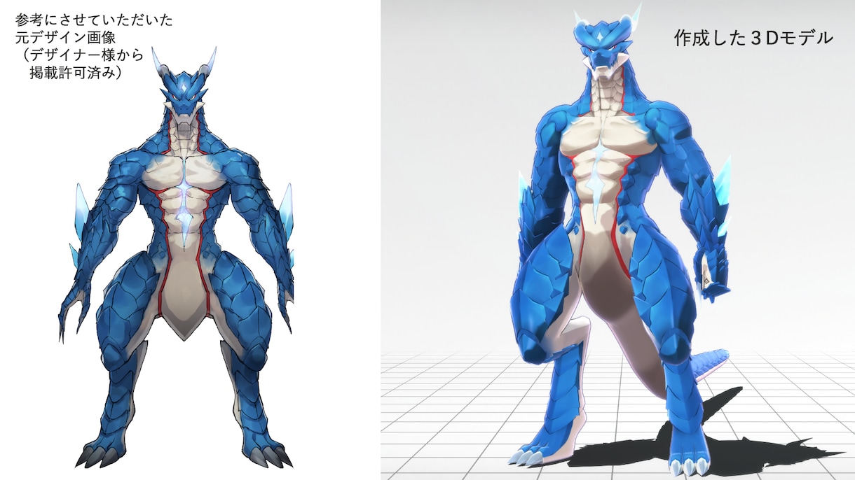 オリジナルの３Dモデルを作製いたします VtuberやVRchat、MMDで使える３Dモデルを作製 イメージ5