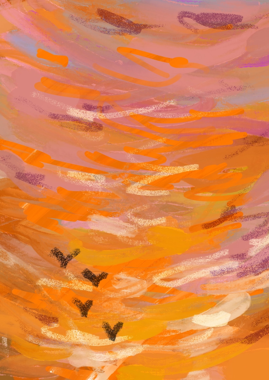あなただけの感情や物語を抽象アートとして描きます 言葉にならない想いや景色を、世界にひとつだけのアートにします イメージ2