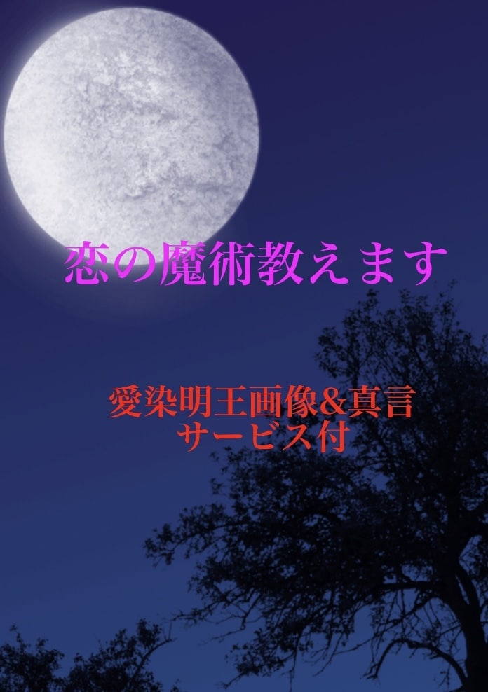 もしも魔法が使えたなら…そんなあなたに魔術教えます ☆恋愛、金運etc.オプション、リピーター様特典も注目！ イメージ1