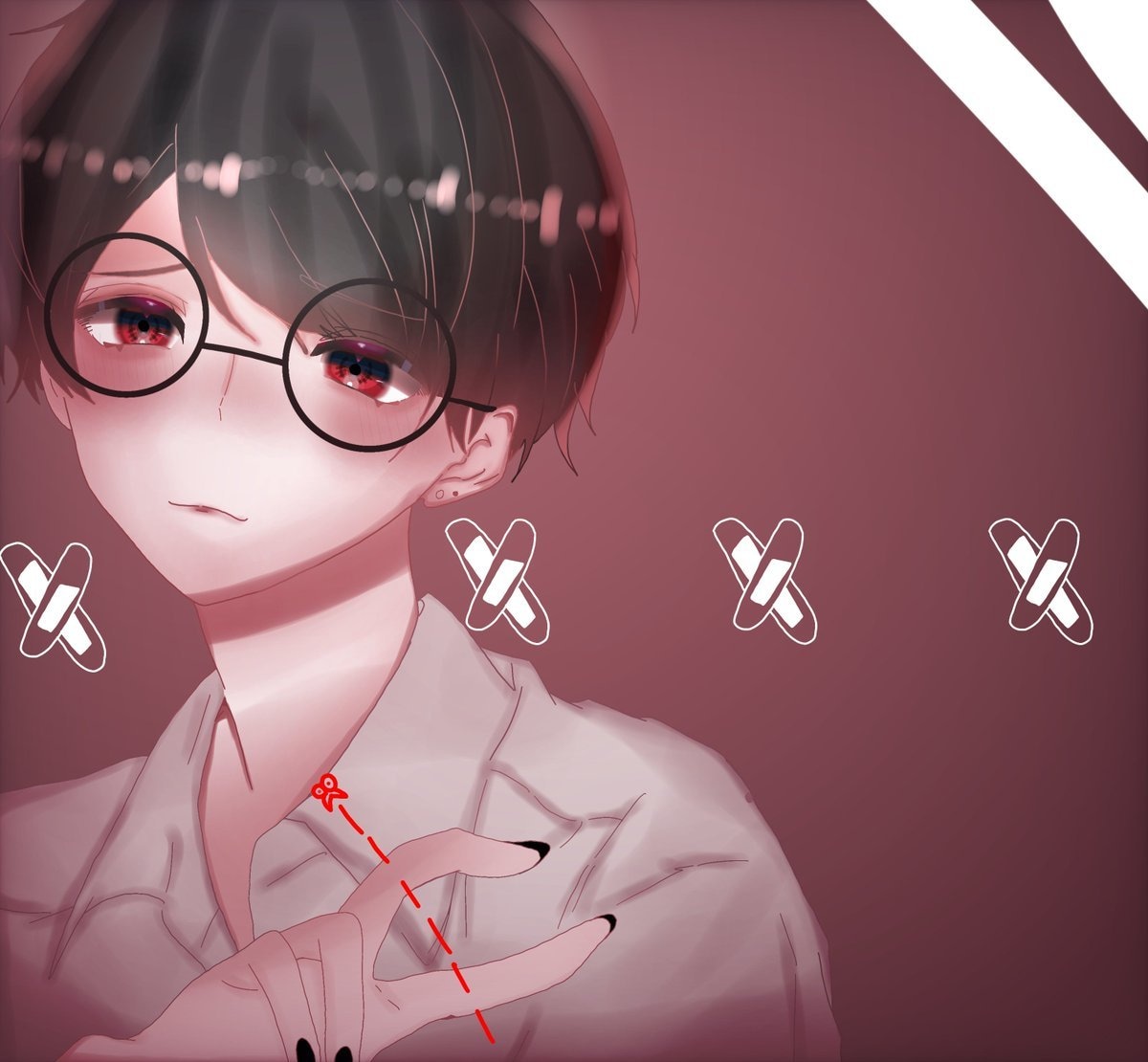 夢絵対応！色んなイラストお描きします 地雷系の女の子から眼鏡の男性まで色々かけます夢絵も対応 イメージ3