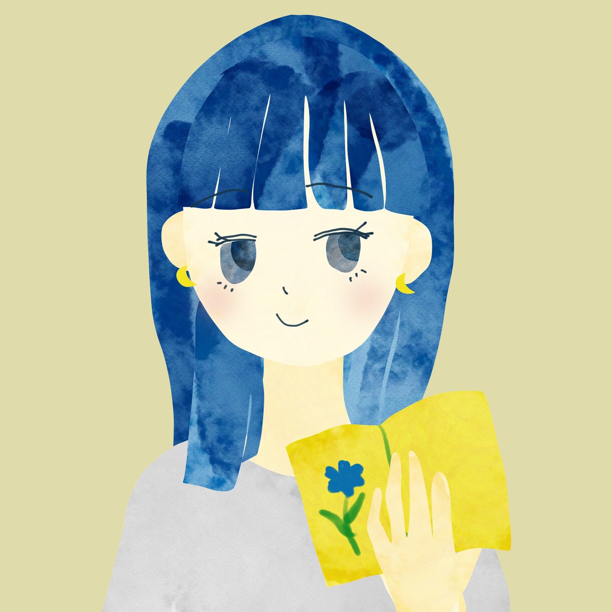 似顔絵風アイコンイラスト描きます 切り絵風のイラストで唯一無二のオリジナルアイコン イメージ2