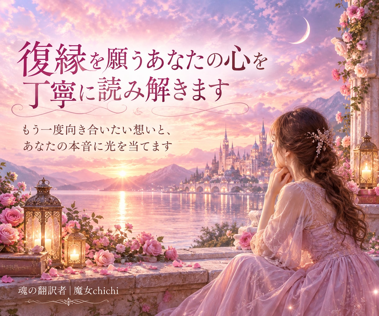 復縁に揺れるあなたの心を丁寧に読み解きます もう一度向き合いたい想いと、あなたの本音に光を当てます イメージ1