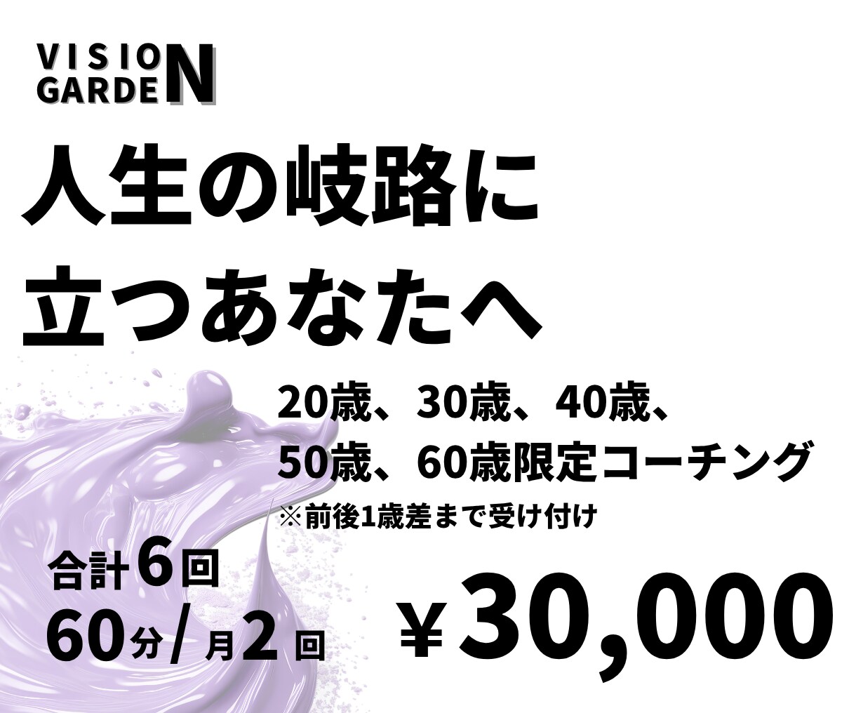人生の岐路コーチング（全6回セット／6ヶ月）します 人生の節目を迎えた人限定！これから10年をデザインしませんか イメージ1