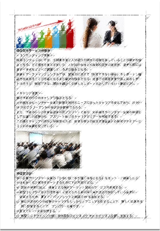 持続化補助金の経営計画書（書式２－１）を販売します 過去に採択された持続化補助金の書式２－１の見本です イメージ2