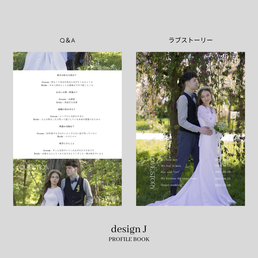 Semi　プロフィールブックを作成します 《design J》ウィリアムモリスで統一された一冊！ イメージ5