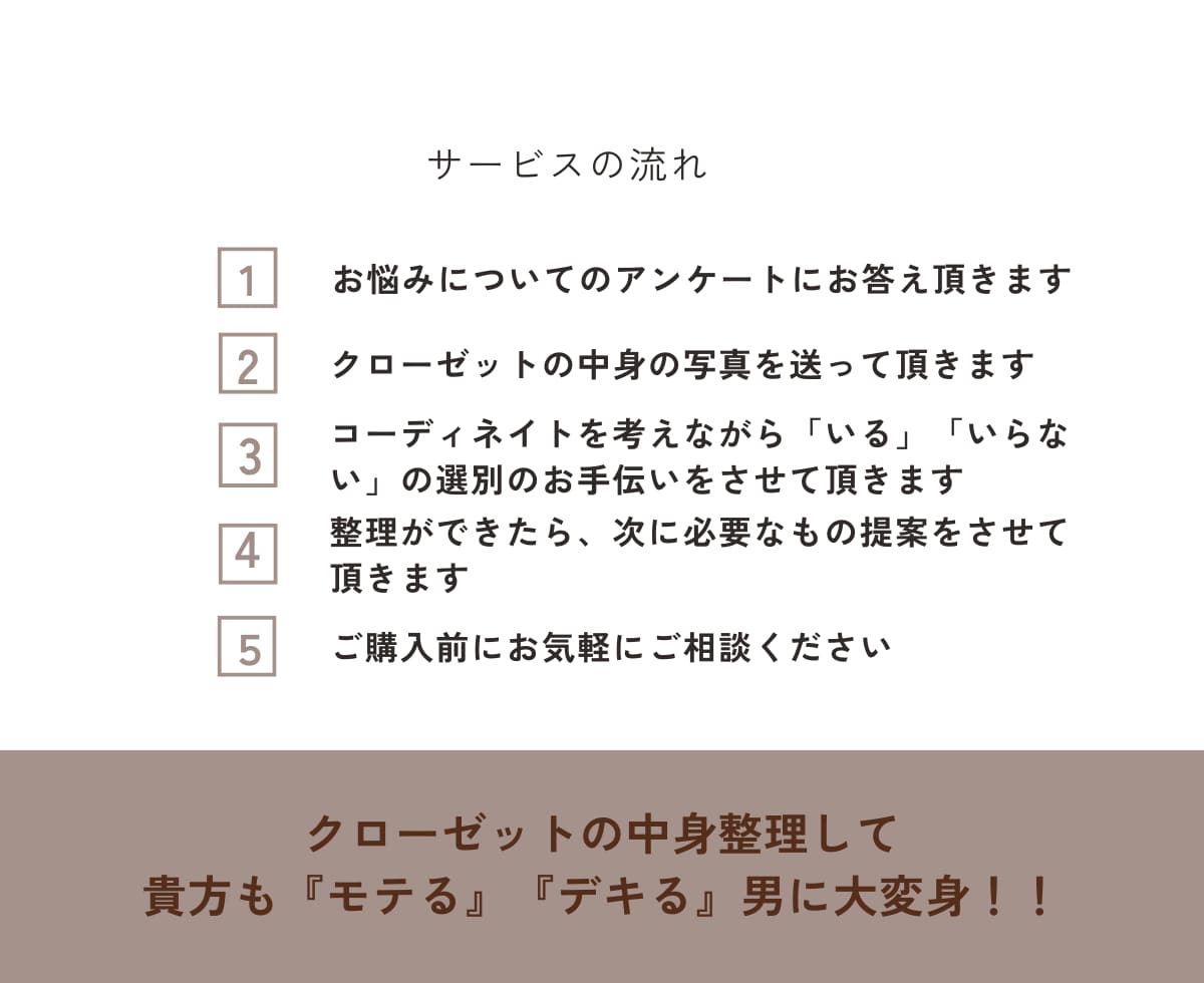40‣50代大人の男の身だしなみ提案します ☆モテる！デキる！男に大変身出! イメージ4