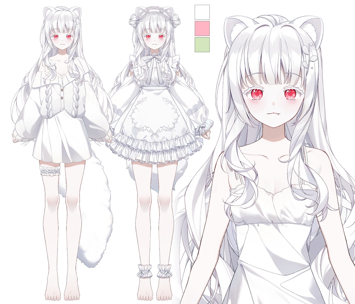 Live2D illust パーツ分けます オリジナルのキャラクターをより魅力的に/デザインも可能です! イメージ1