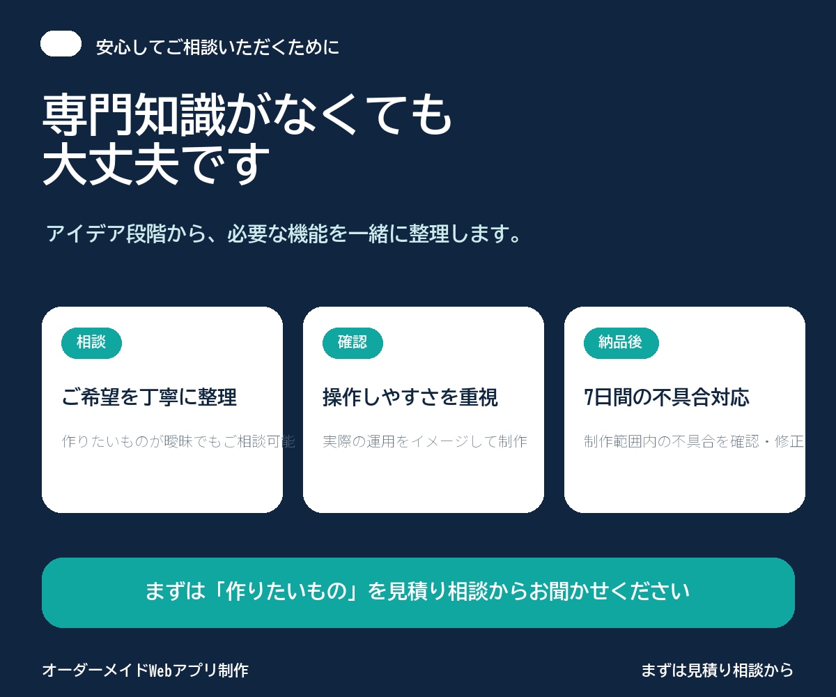 業務に合わせたWebアプリを制作します 予約・顧客・在庫管理などを使いやすく構築します イメージ6