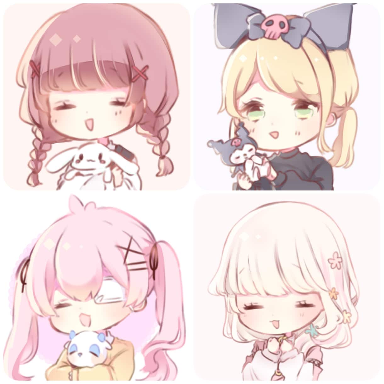 ちびキャライラスト依頼承ります SNSアイコン、グッズ用など(要相談) イメージ1