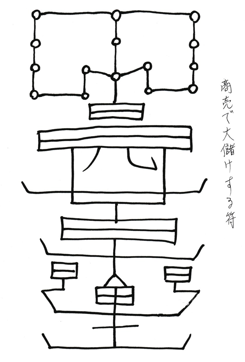 幸運、開運用の霊符　まじない　を描かせて戴きます 様々な皆様の開運を願い、お守りを書きます。 イメージ3