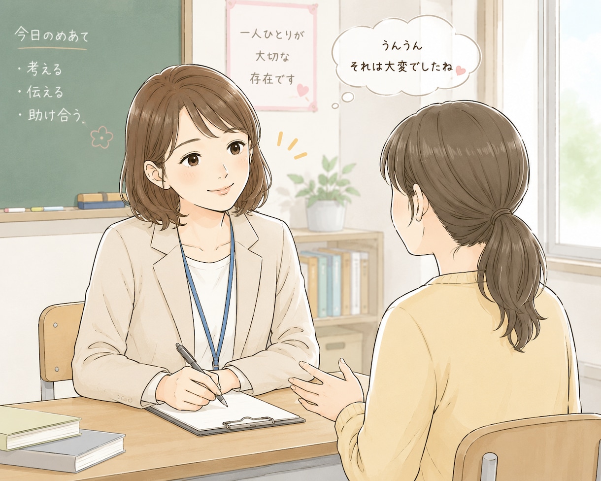 元小学校教員が愚痴・お悩み・雑談を優しく聞きます いつも傾聴と共感を大切に、話を聞くことが得意！何でもどうぞ！ イメージ1