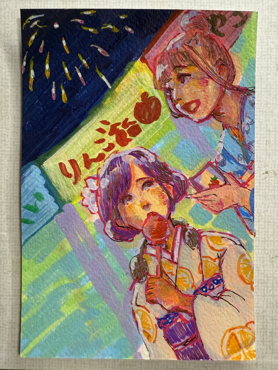 原画絵葉書毎月お届けします サブスク絵葉書、毎月お届けいたします。 イメージ10