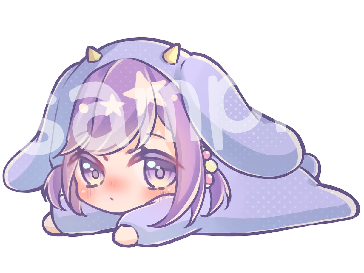 ふわっとあま〜い可愛いちびキャラ描きます お客様のご要望に合わせ素敵なちびキャラを制作いたします イメージ8