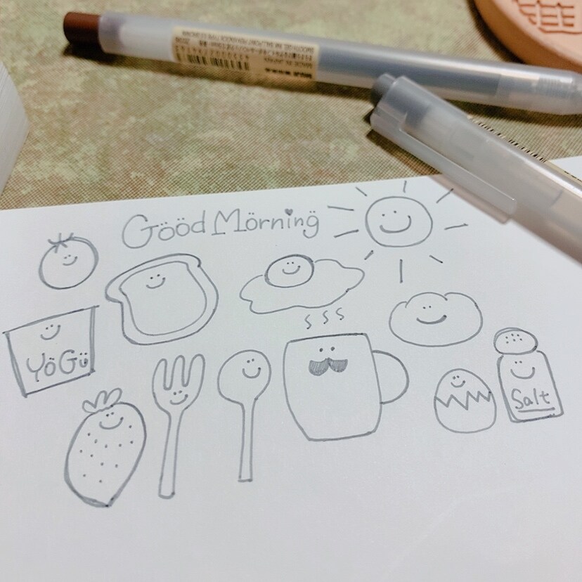 手描きイラストを描きます ゆるっとかわいいイラストを描いています！ イメージ2