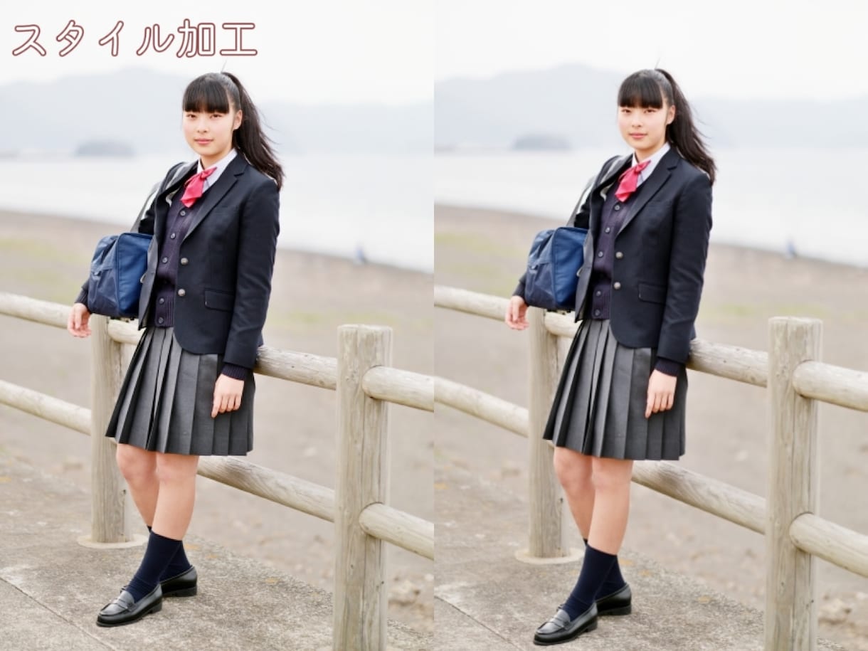 お写真をより魅力的に修正します ポートレート･自撮り･コスプレ写真等をより魅力的に イメージ3