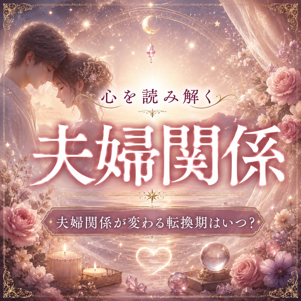 夫婦関係の転換期と今すべきことを霊視します 夫婦関係・離婚・再構築｜ご縁の流れを読み解きます イメージ1