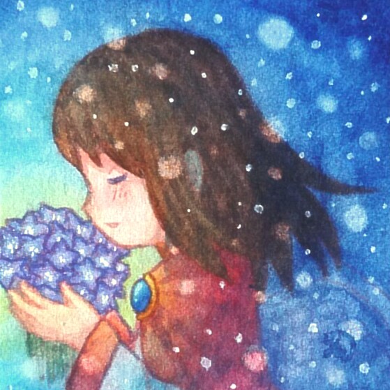 水彩色鉛筆で“ミニ原画”を描きます 絵本のような温かく優しい絵が得意です！ イメージ7