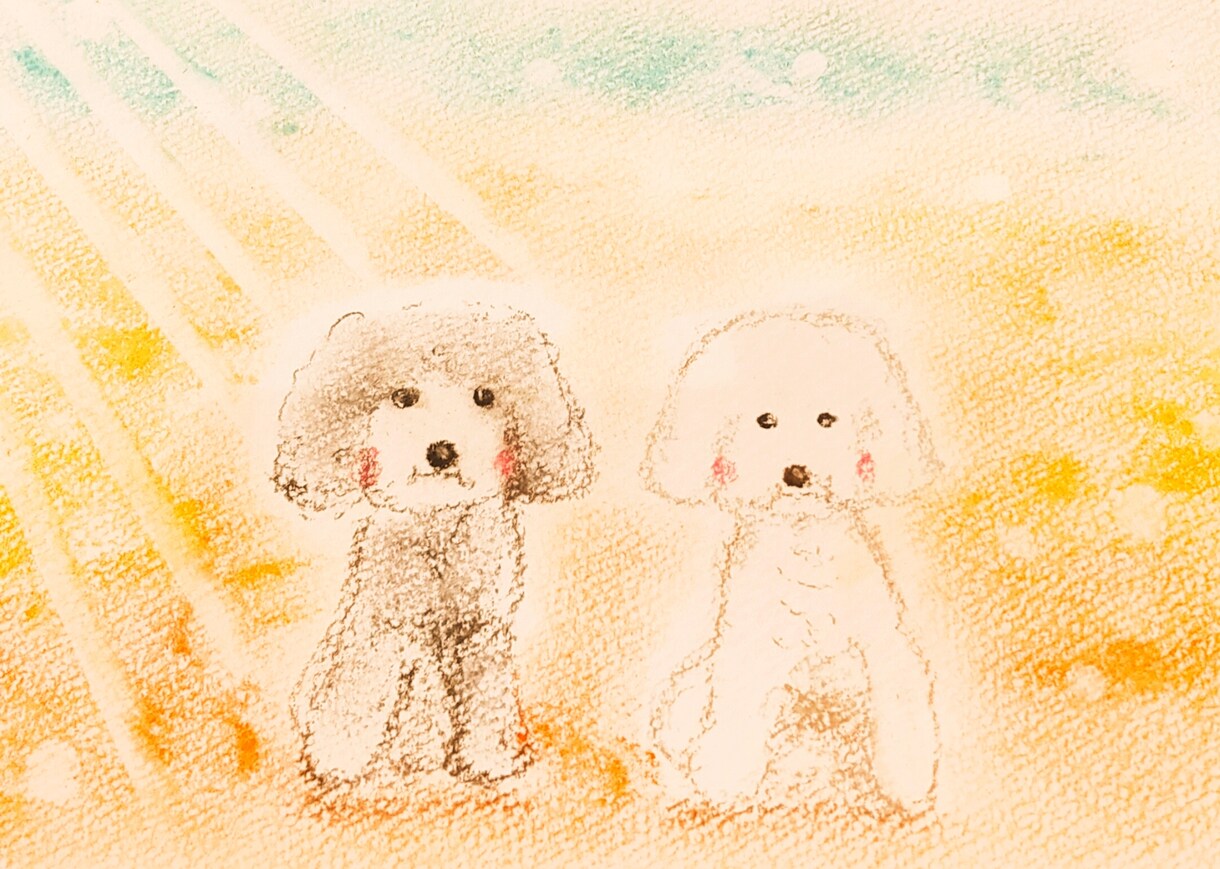 写真から作品を丁寧に作ります プレゼントに喜ばれるふんわり描いた作品です。 イメージ6