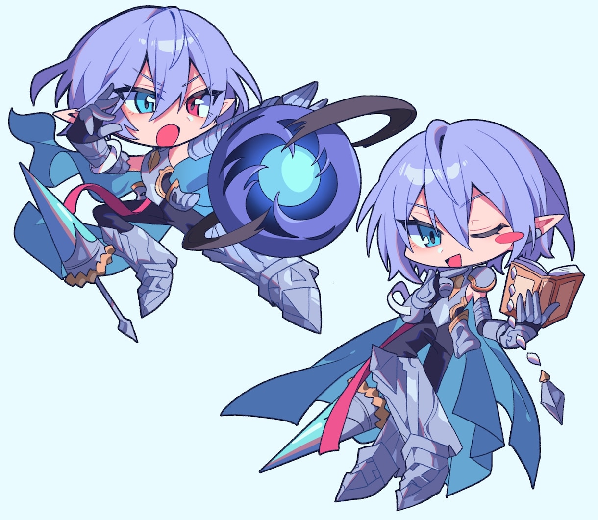 鮮やかなアニメ塗りでキャラクターイラスト描きます 可愛いアニメ塗りでキャラクターイラストを制作いたします！ イメージ10
