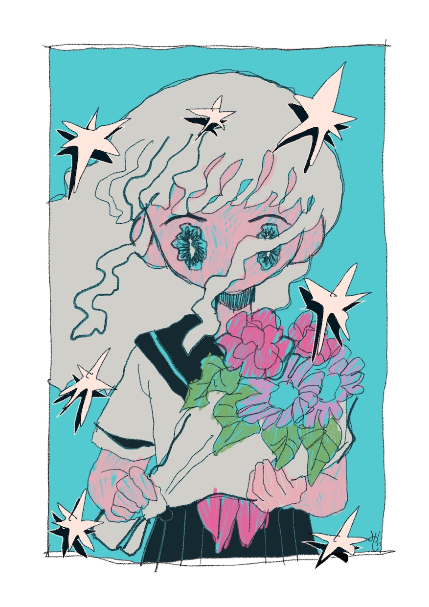 鉛筆タッチのシンプルな絵を描きます 透明感のあるエモーショナルでシンプルな絵を描きます！ イメージ3