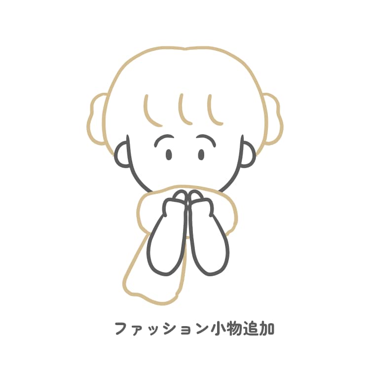 シンプルでかわいい！２色の線画イラストを制作します アイコンや挿絵などにおすすめ！食べ物や小物1つ追加無料です◎ イメージ5